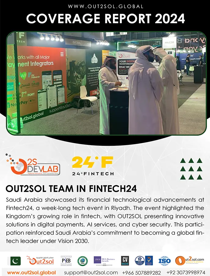 Out2Sol at Fintech24 Riyadh | IT & Fintech Solutions Provider in Saudi Arabia